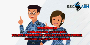 HASIL SELEKSI KOMPETENSI  PEGAWAI PEMERINTAH DENGAN PERJANJIAN KERJA  PERIODE II JABATAN TAMPUNGAN