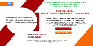 Coaching Clinic Tatacara Penyusunan SKP Tahun 2022